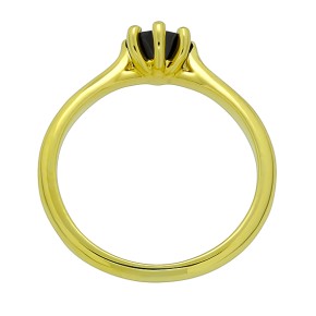 Золотое кольцо с сапфиром 17,5(55)
