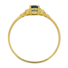 Золотое кольцо с топазом 17(53)