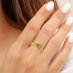 Ladies ring Calla in gold