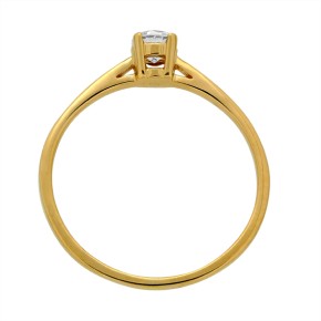 Кольцо для помолвки русское золото 17,5(55)
