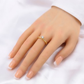 Ladies ring with Zirconia 17,5(55)