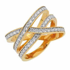 Ladies ring with diamonds