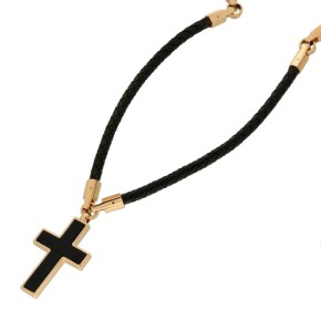 Cord, harness with gold elements