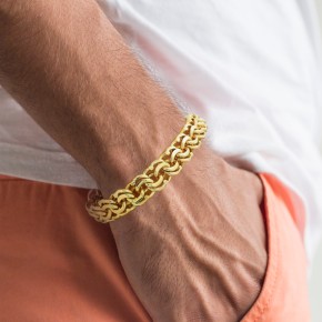 Men gold bracelet 50g