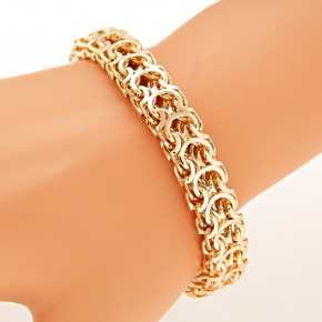 Bracelet anchor chain 21 cm / Yellow gold / 14 kt