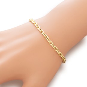 Armband, Ankerkette aus Gold 15g