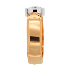 Men's ring made of gold