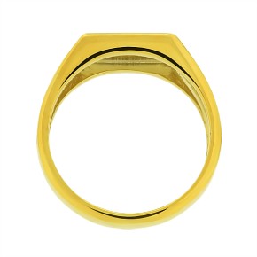 Men's ring made of gold