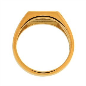 Men's ring made of gold