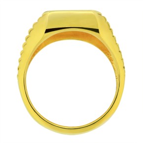 Men's ring made of gold