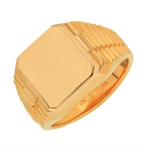 Men's ring made of gold