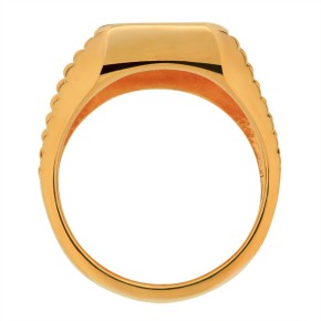 Men's ring made of gold