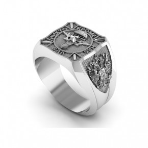Men's ring made of silver