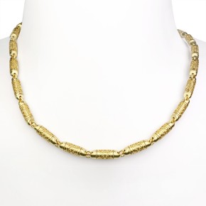 Kette, Massive Halskette aus Gold