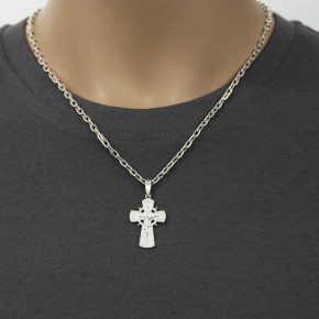 Kreuz Anhänger -orthodox- aus 925er Silber