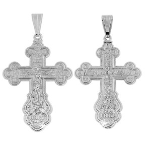 Orthodox cross with the Crucifixion of Christ