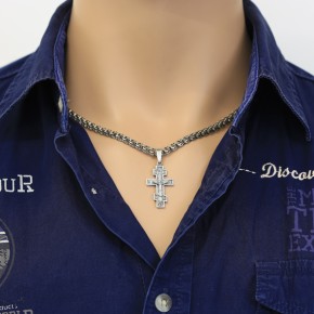 Kreuz Anhänger -orthodox- aus 925er Silber