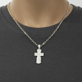 Silber Kreuz orthodox