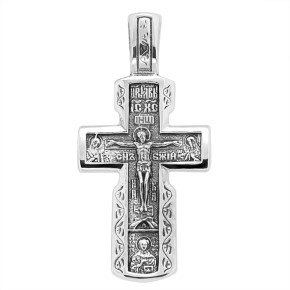 Silber Kreuz orthodox