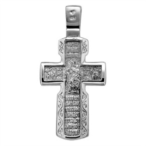 Silber Kreuz orthodox