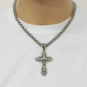 Kreuz Anhänger -orthodox- aus 925er Silber