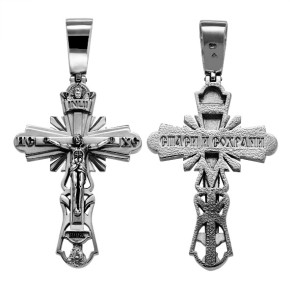 Православный крест с Распятием Христово