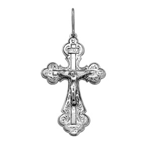 Kreuz Anhänger -orthodox- aus 925er Silber