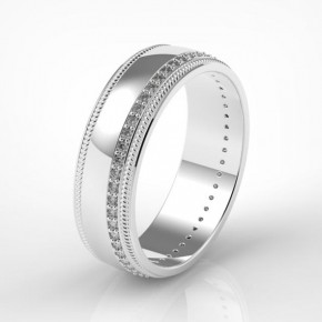 Wedding rings with diamonds